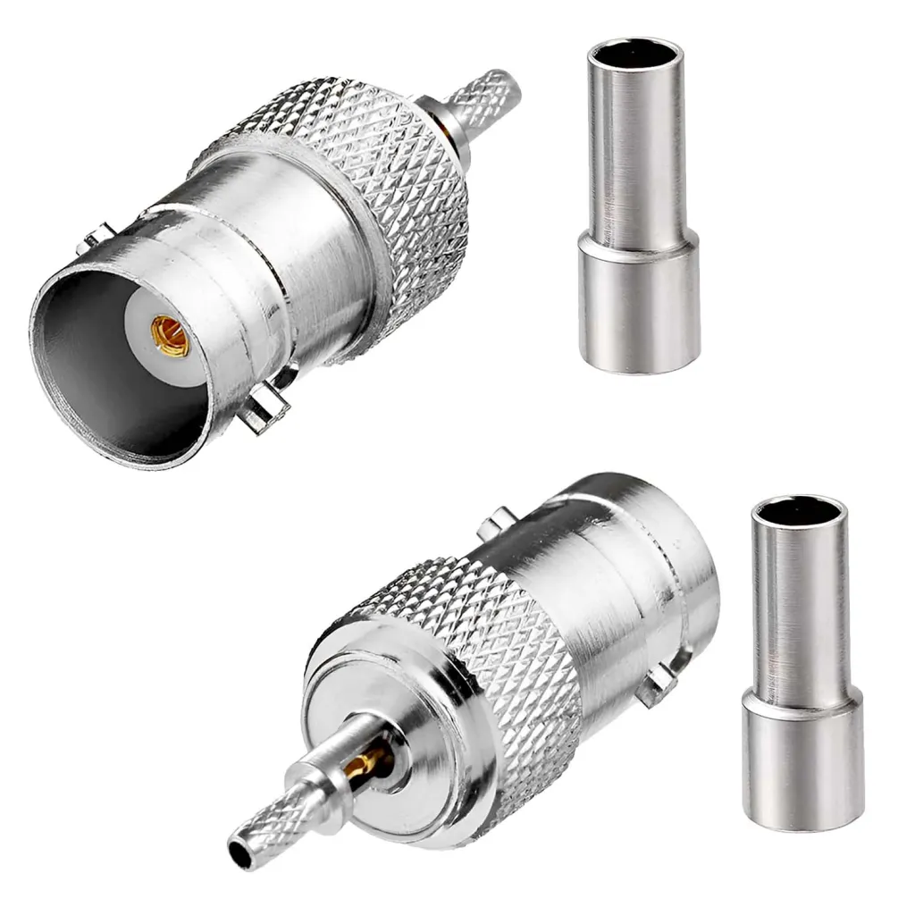 bnc female crimp connector